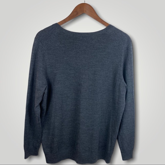 Lord & Taylor Extra Fine Merino Wool Long Sleeve - Picture 2 of 8